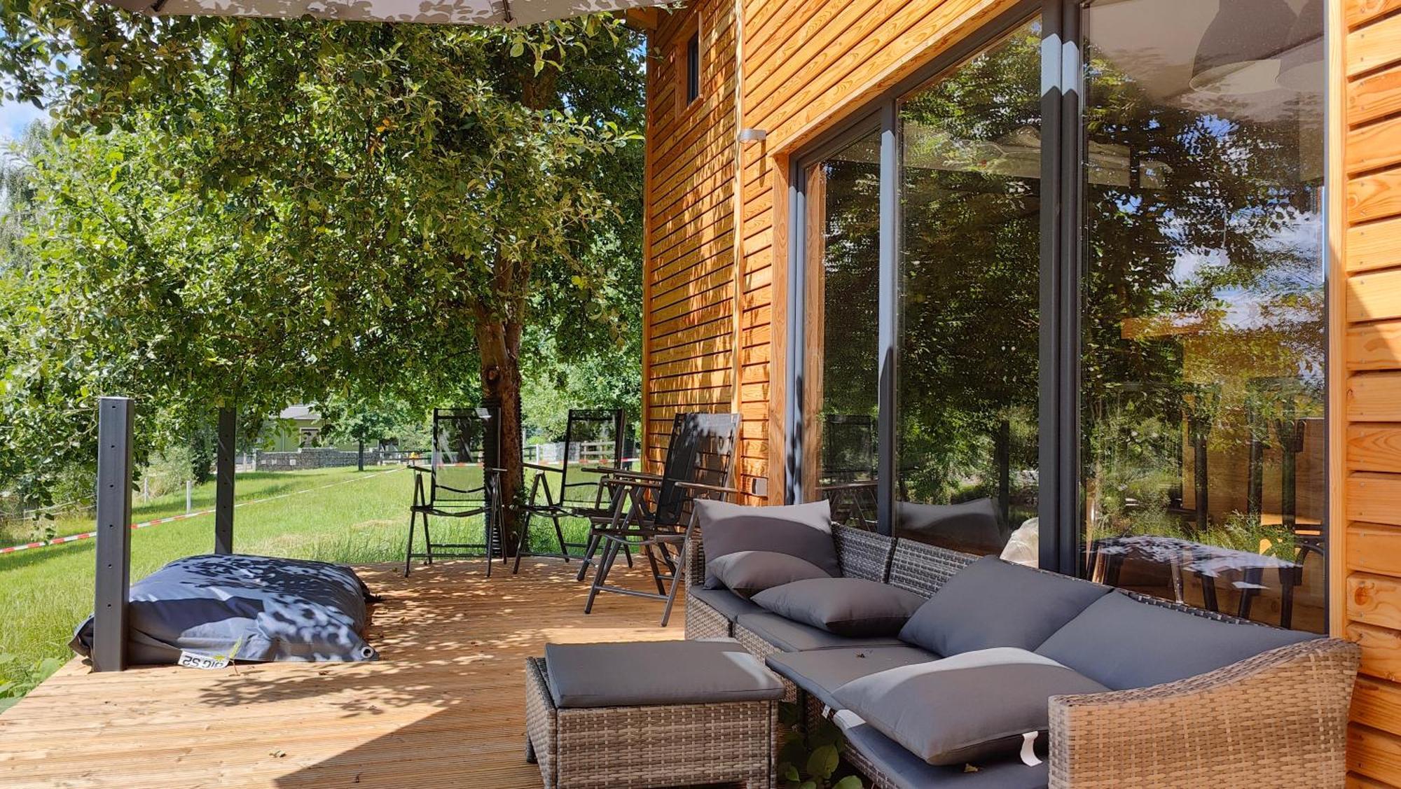 Großharthau Tinyhousebeidresden 3 Fuer 2 - 7 Personen, Naehe Saechsische Schweiz, Dresden, Mit Badeteich 빌라 외부 사진